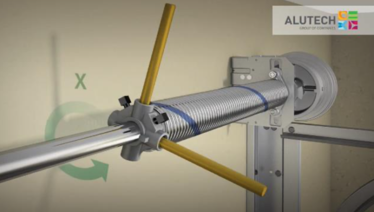 ALUTECH: BARRES DE TENSION POUR RESSORTS DE PORTE DE GARAGE ...